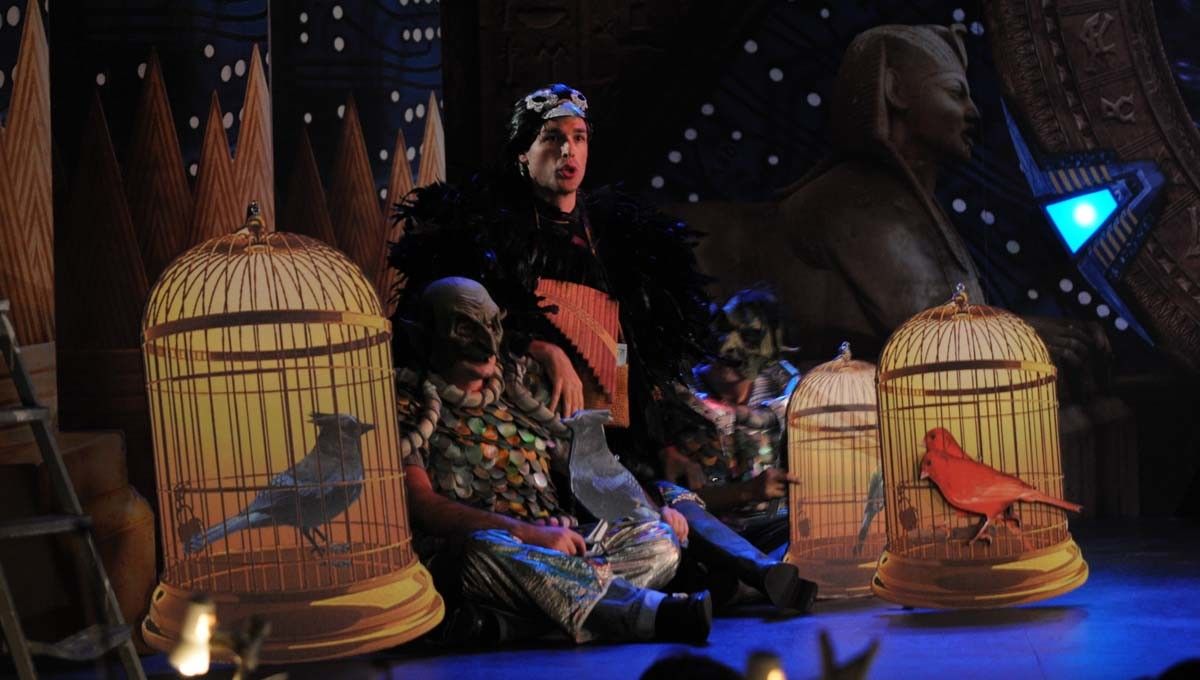 Escena da ópera infantil "A Frauta Máxica"