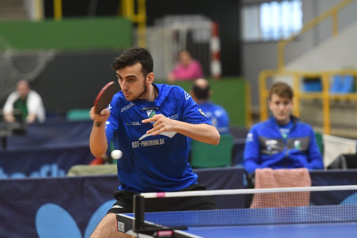 Xornada 4 do Tenis de Mesa Monte Porreiro na Superdivisión masculina fronte ao Priego TM