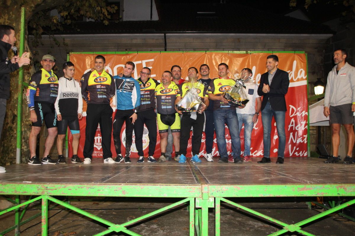 Participantes da VI edición da BTT Troita en Ponte Caldelas