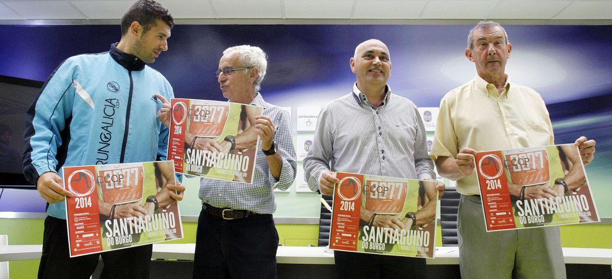 Presentación de la XVII edición de la carrera popular de "Santiaguiño do Burgo"