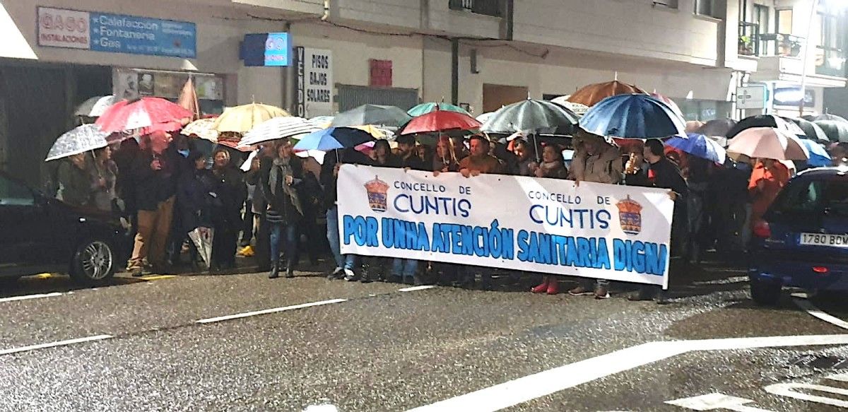 Manifestación en Cuntis 'por unha sanidade digna'