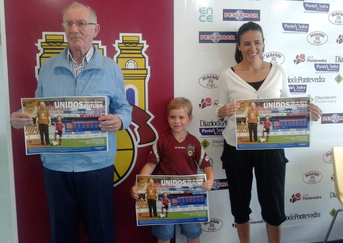 Presentación de la campaña de socios del Pontevedra CF 2014-2015