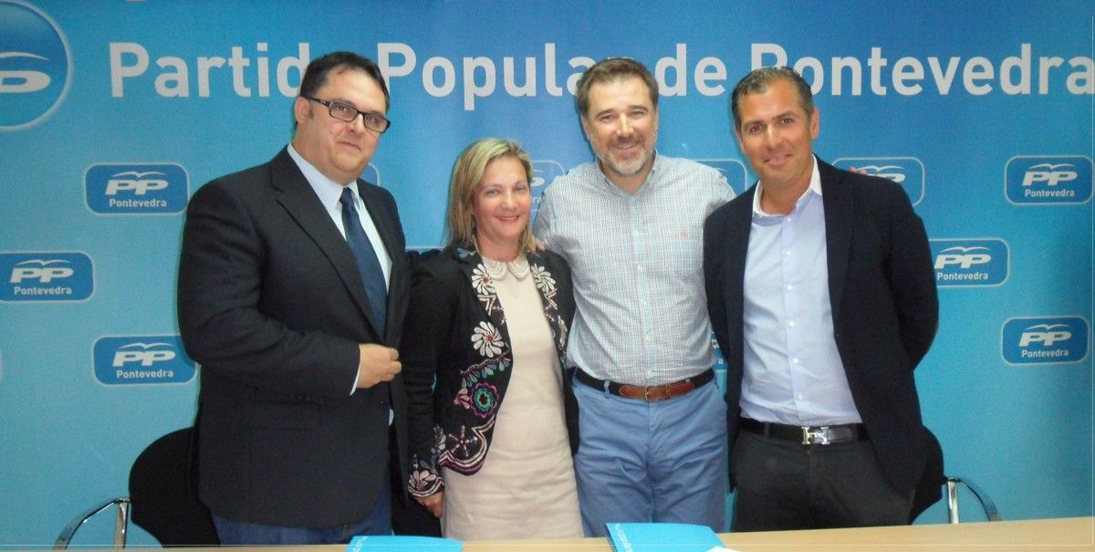 Tomás Abeigón, María José Méndez, Jacobo Moreira y Rafael Domíngez
