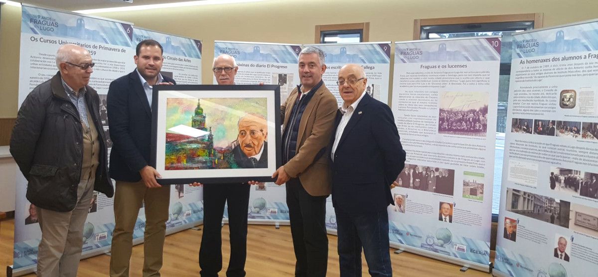 Inauguración da exposición sobre Antón Fraguas en Cerdedo - Cotobade