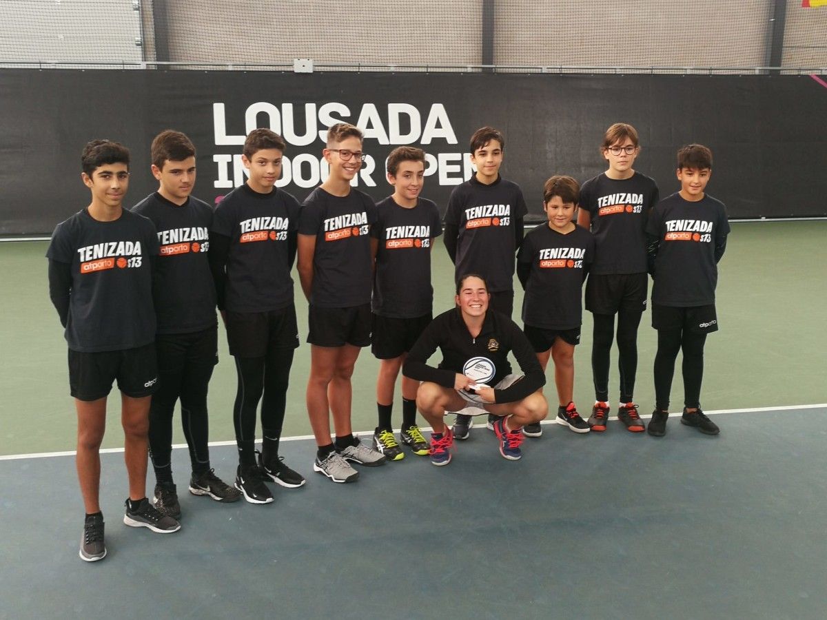 Celia Cerviño en el Open Lousada 15K del circuito ITF de tenis