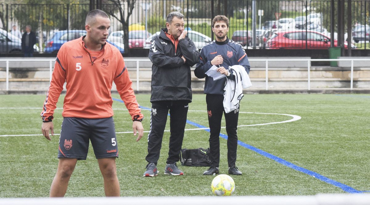Primeiro adestramento do Pontevedra con Carlos Pouso