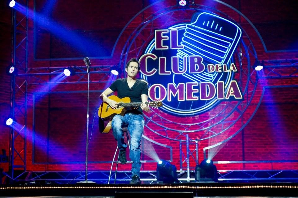 David Guapo durante un monólogo en "El club de la comedia"