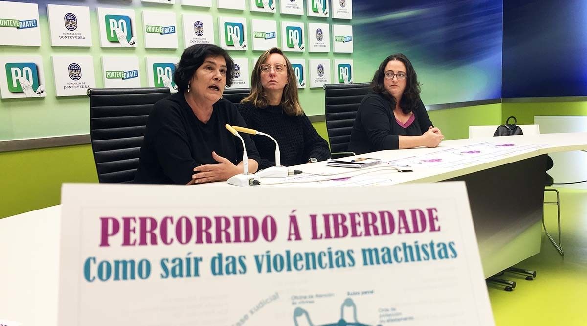 Presentación de las actividades del 25N en Pontevedra