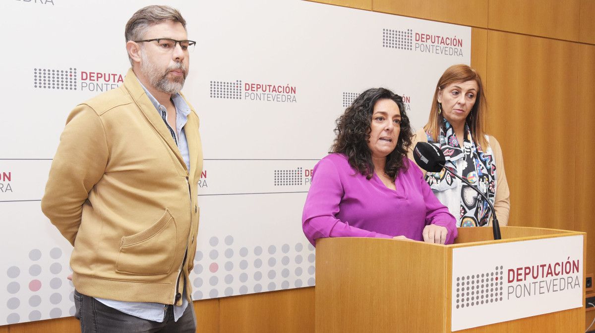 Valentín García Bóveda, Montse Fajardo e María Ortega presentan as xornadas 'Na loita contra a impunidade'