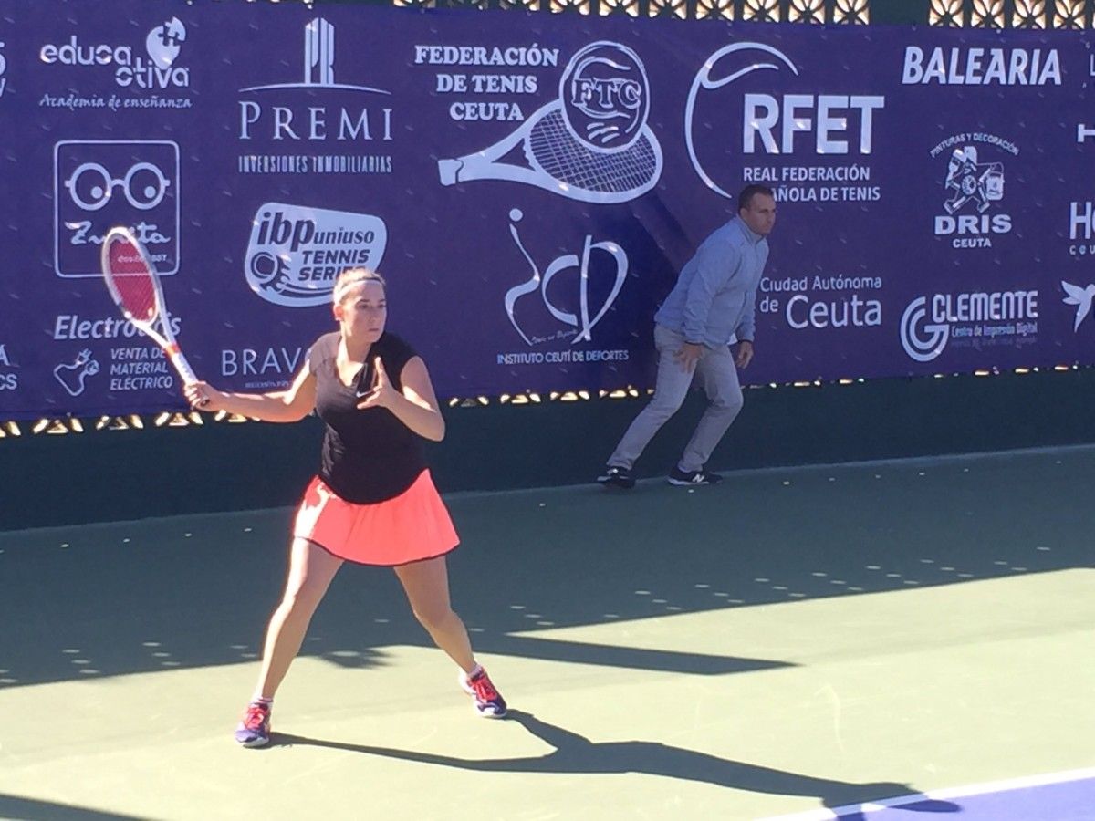 Celia Cerviño durante el Masters IBP de Tenis