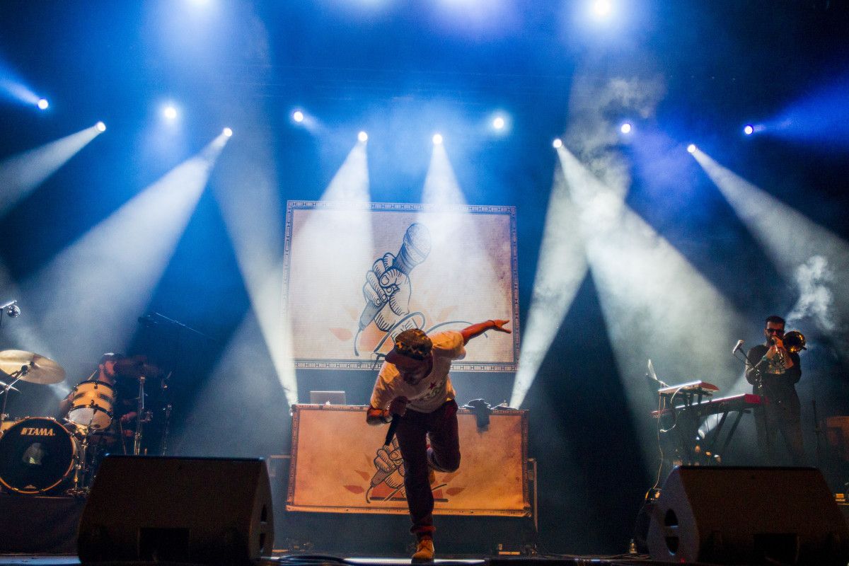  García Mc & Nación Quilombo nun concerto