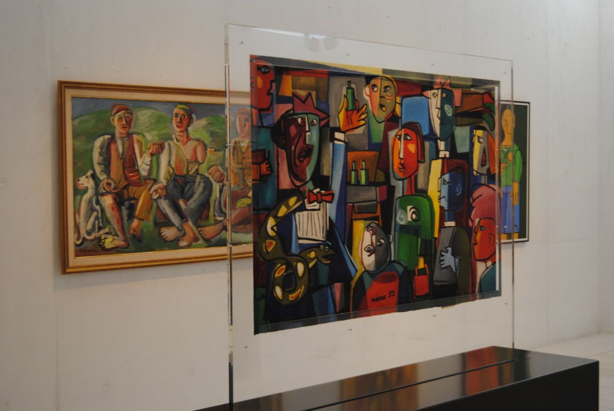 Parte de la colección permanente del Sexto Edificio del Museo de Pontevedra