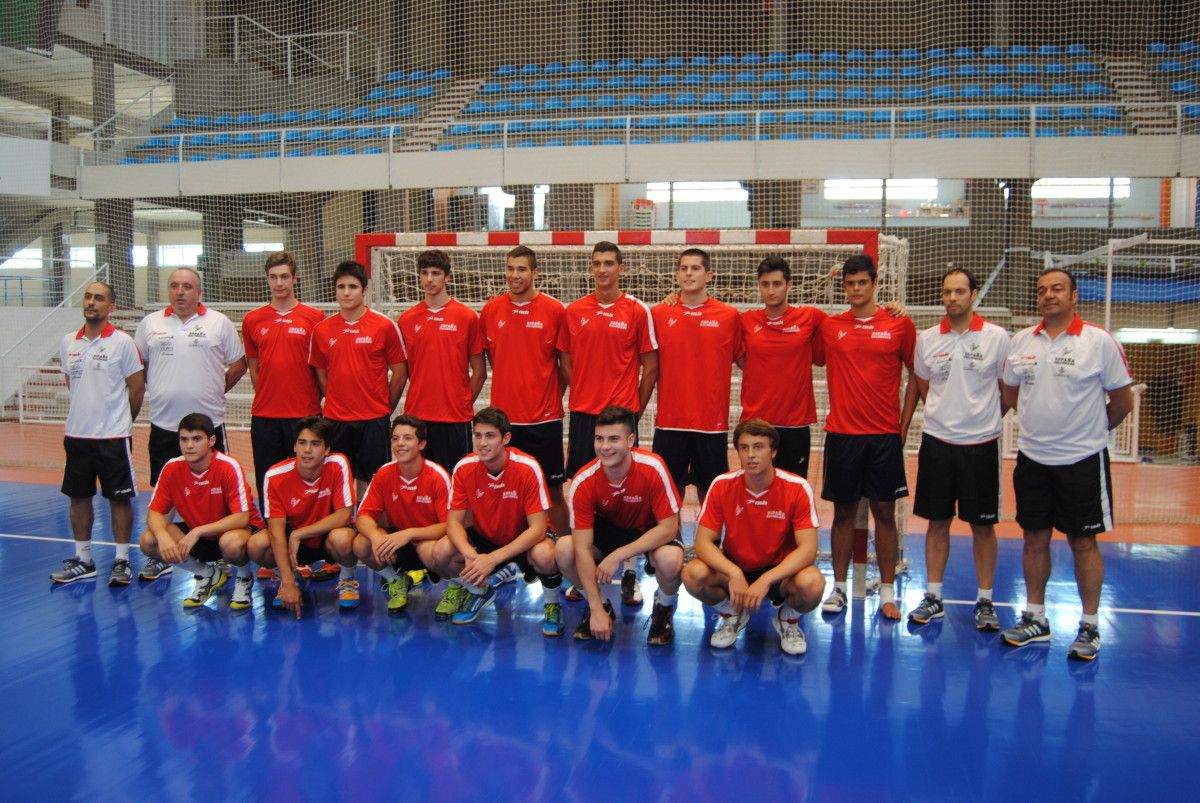 Selección Española juvenil de balonmano que jugará el amistoso contra el Cisne
