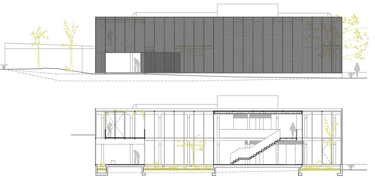 Proyecto de la nueva sede del GDR en la antigua escuela de Os Campos
