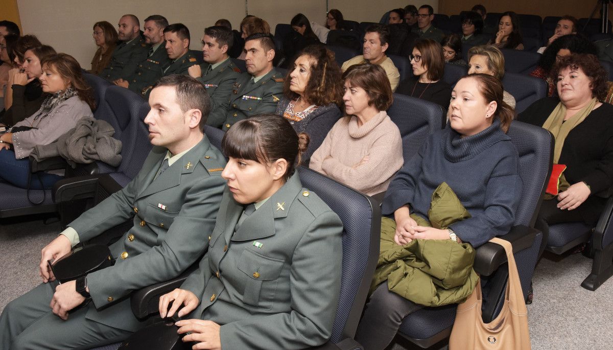 Presentación do vídeo 'Rompe tu silencio' da Garda Civil de Pontevedra