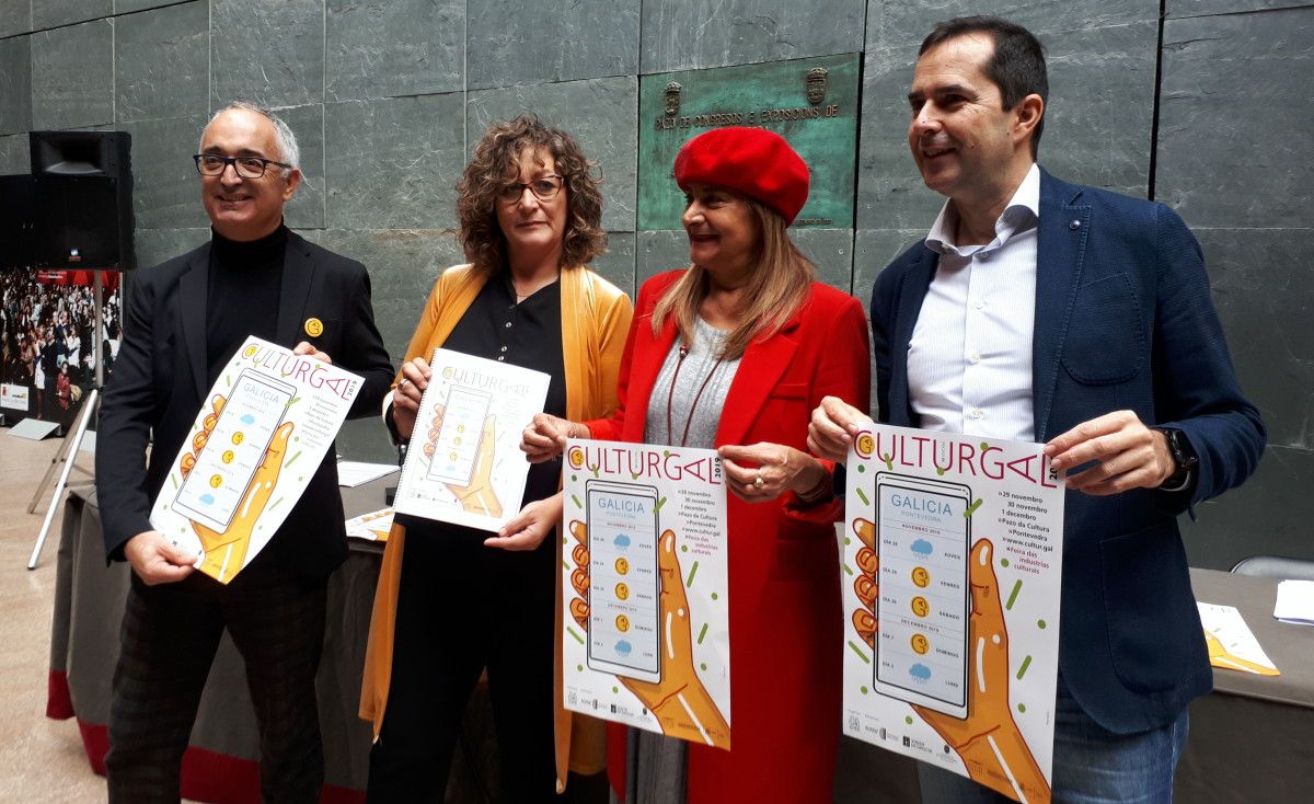 Xosé Aldea, Carmen Fouces, Carmela Silva e Jacobo Sutil presentan Culturgal 2019