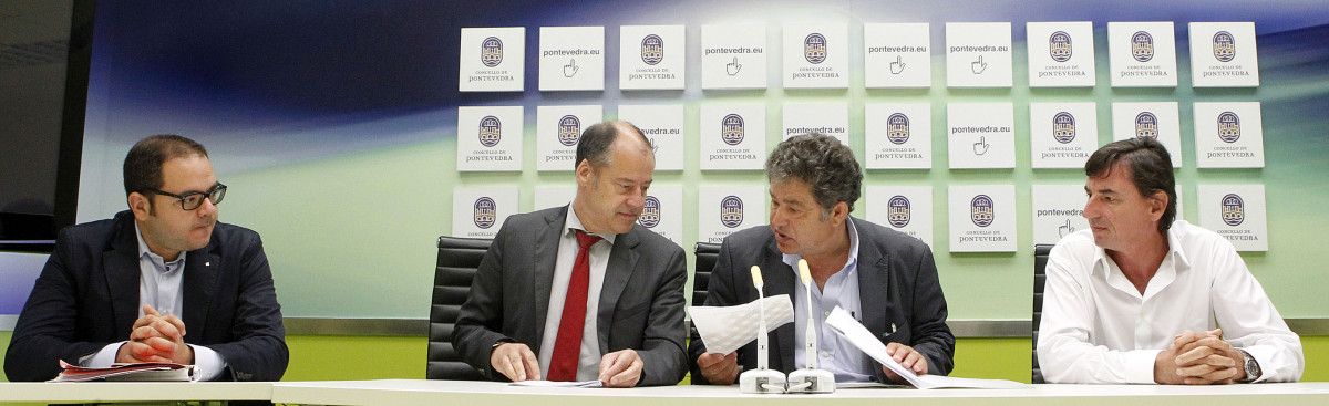 El rector de la Universidad de Vigo y el alcalde de Pontevedra