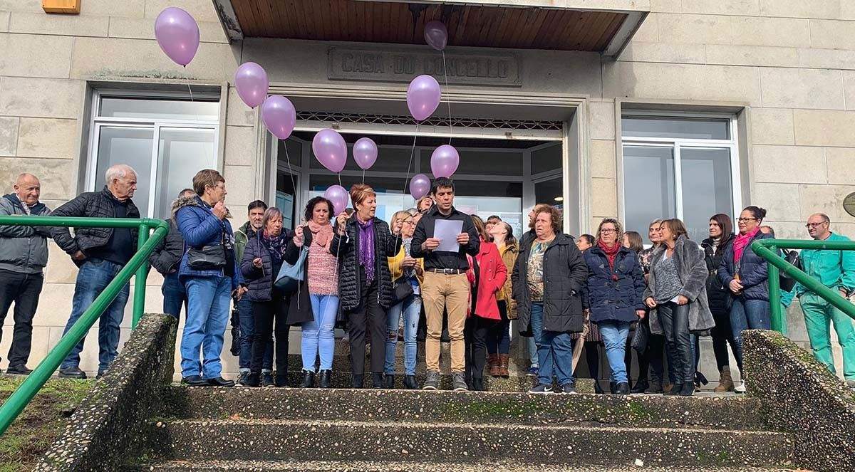 Concentración en Vilaboa polo 25N