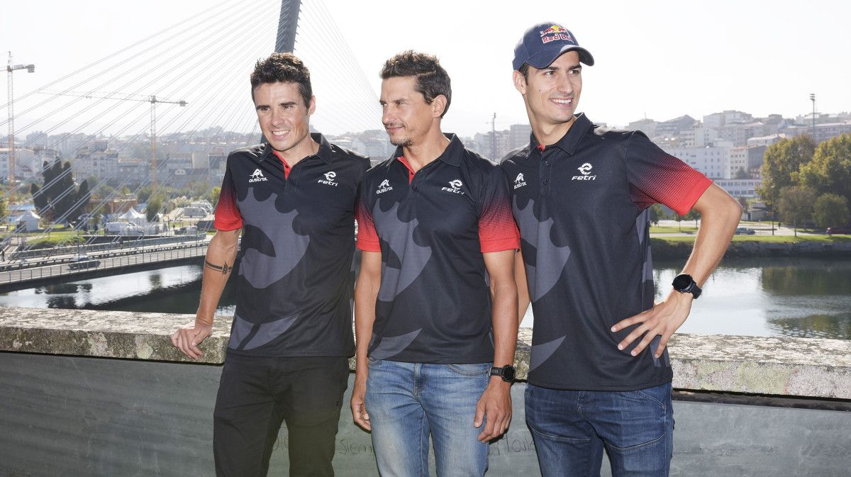 Javi Gómez Noya, Iván Raña e Mario Mola na xornada previa ao ProTour de tríatlon