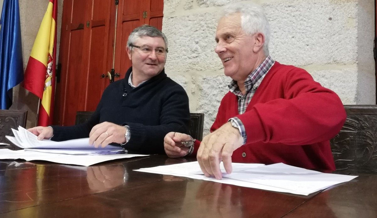 Xulio Barreiro e Luciano Sobral