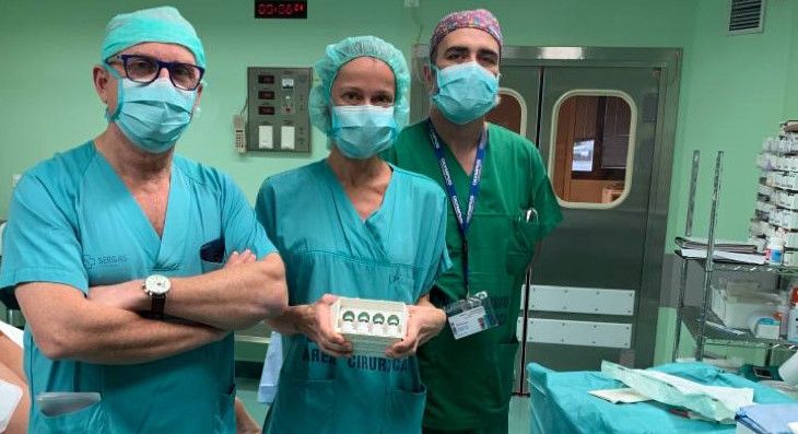 Médicos que aplicaron as células nai na paciente