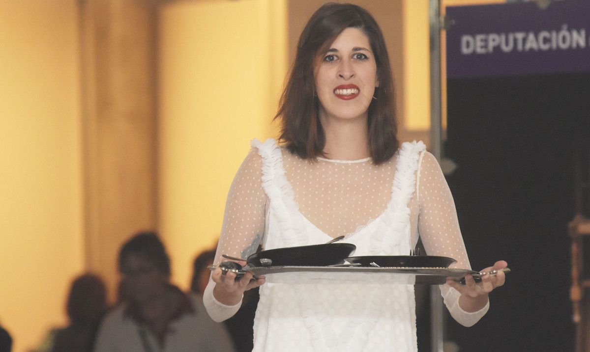 Performance 'A última cea', de Uxía Morán