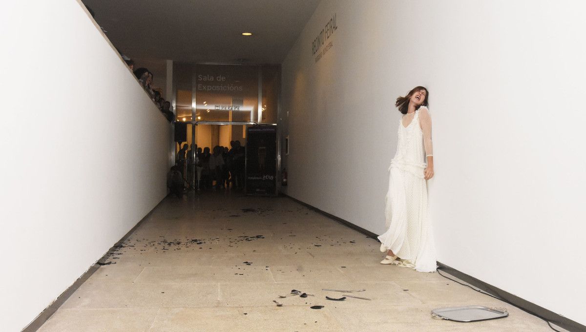 Performance 'A última cea', de Uxía Morán