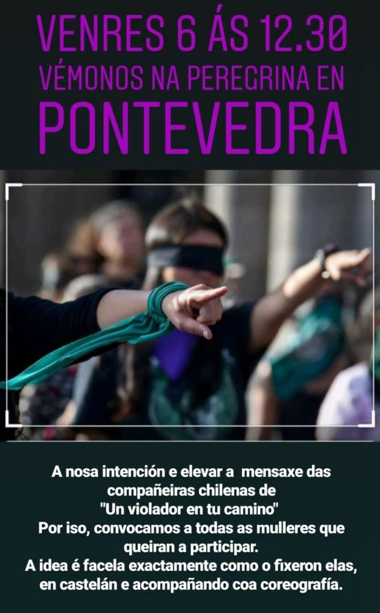 Quedada feminista para repetir 'Un violador en tu camino'