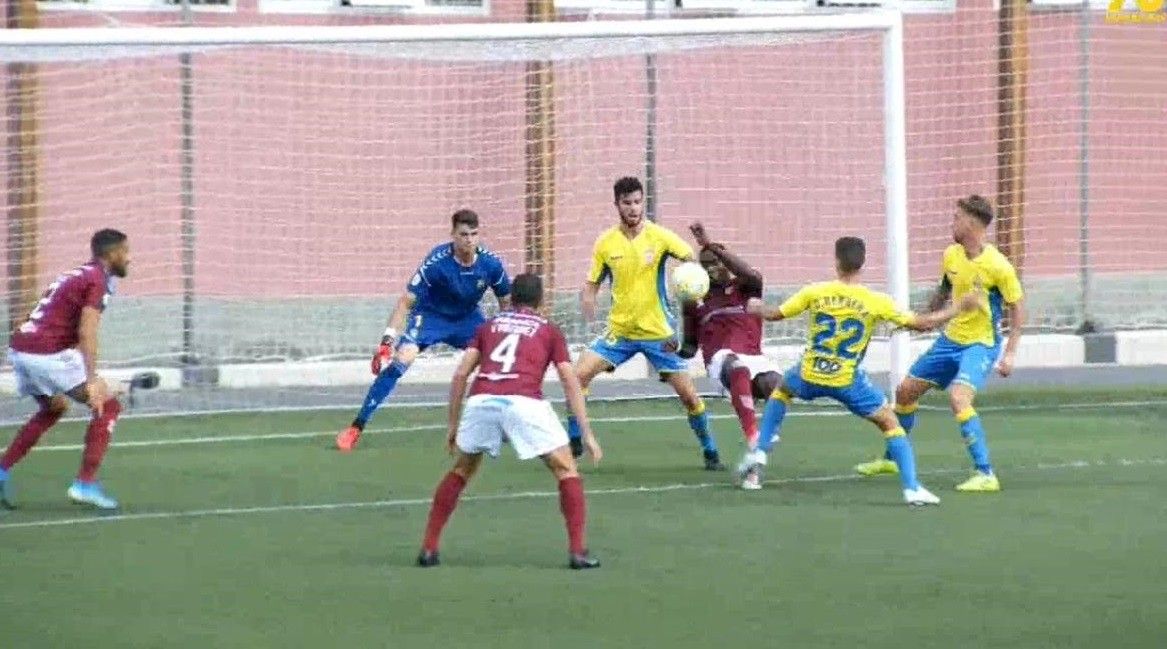 Partido entre Las Palmas Atlético e Pontevedra