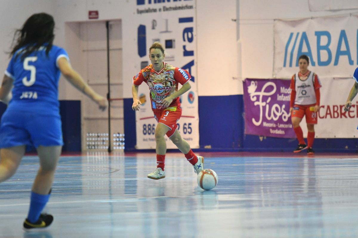 Partido entre Poio Pescamar e Xaloc Alacant na Seca