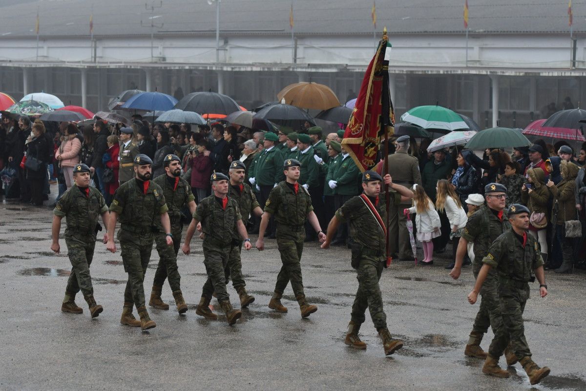 Acto de la Inmaculada en la base militar de la Brilat