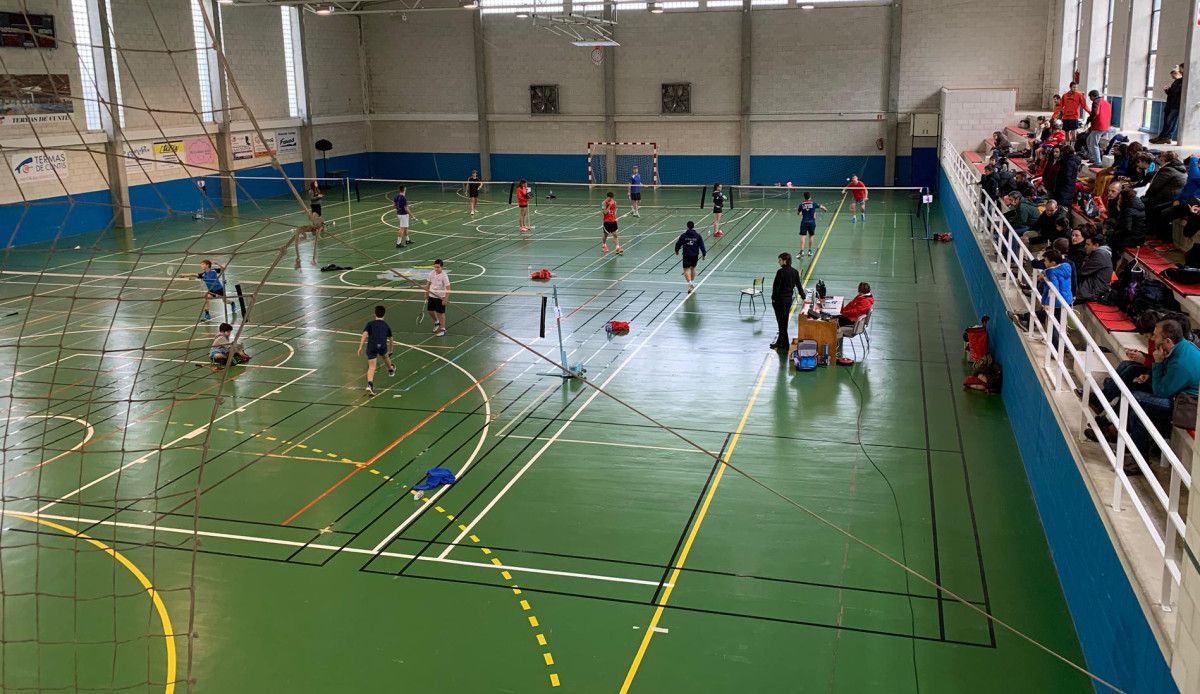 Circuito gallego de bádminton en Cuntis