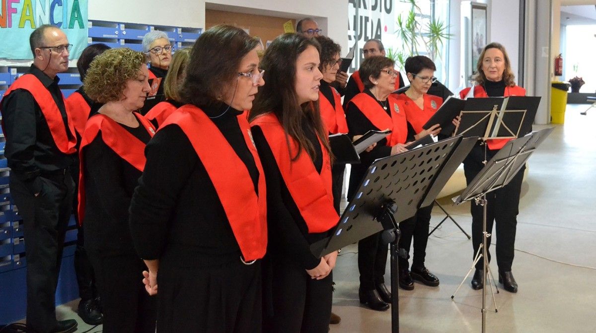 Actuación sorpresa do Coro do Campus