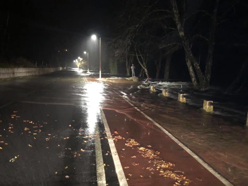 Incidencias polo temporal en Ponte Caldelas