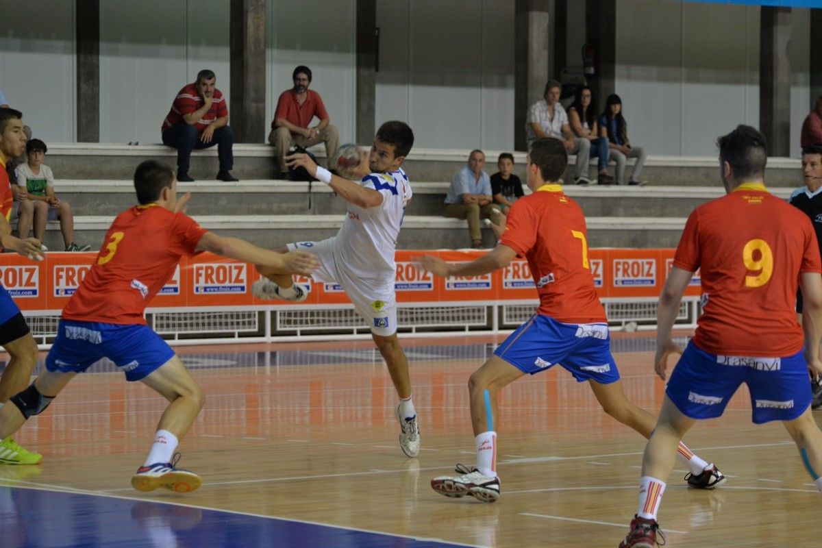 Partido amistoso entre el Cisne y la Selección Española juvenil de balonmano
