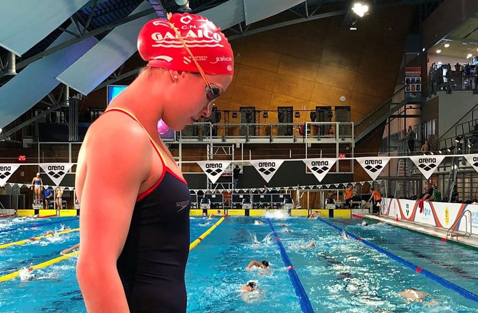 Bea Gómez, en la Ámsterdam Swim Cup