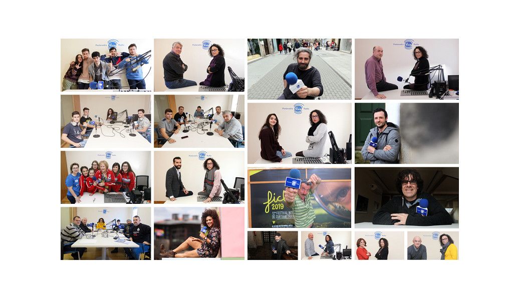 Algunos de los invitados que han pasado por PontevedraViva Radio durante 2019
