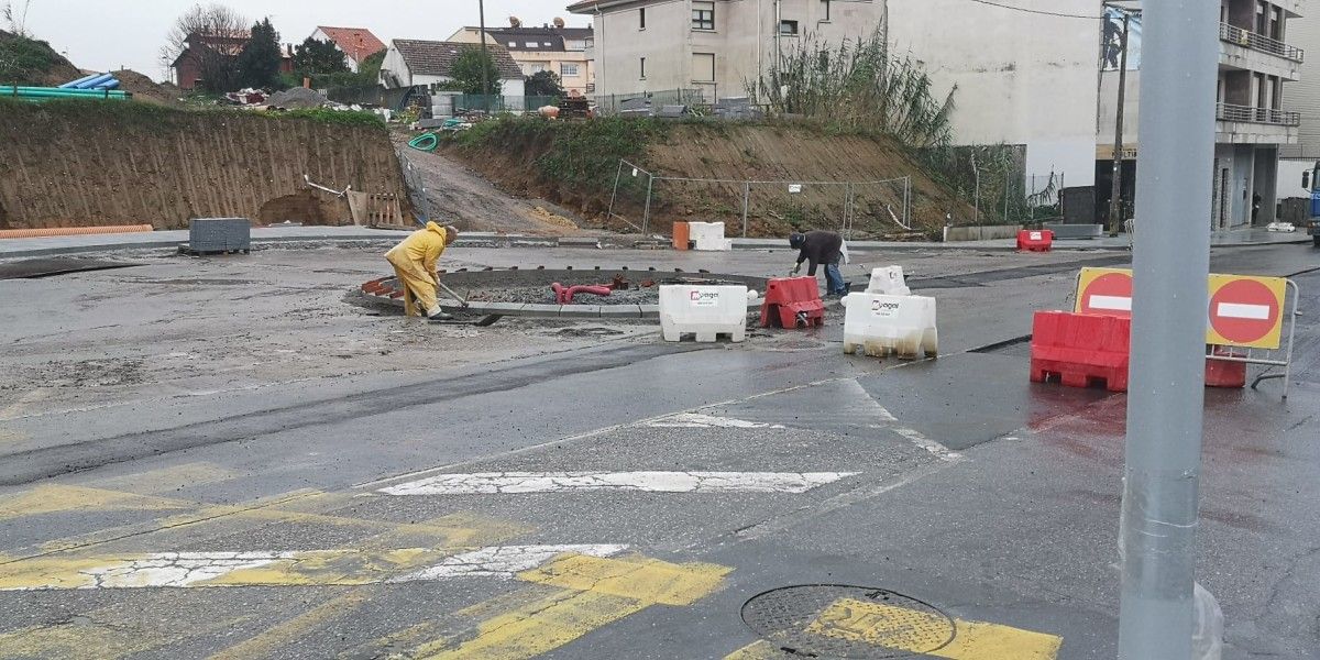 Obras na Rúa Progreso