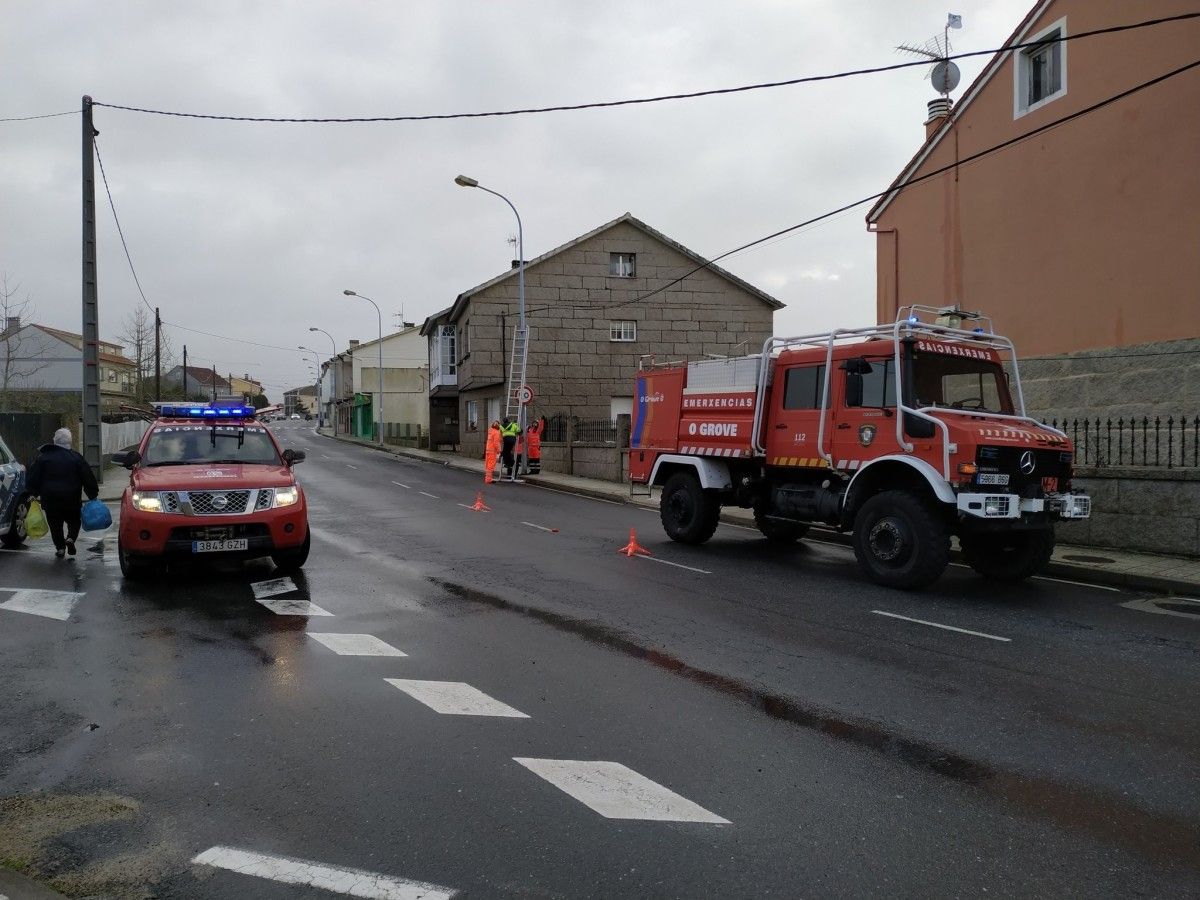 Accidente en Meloxo, O Grove