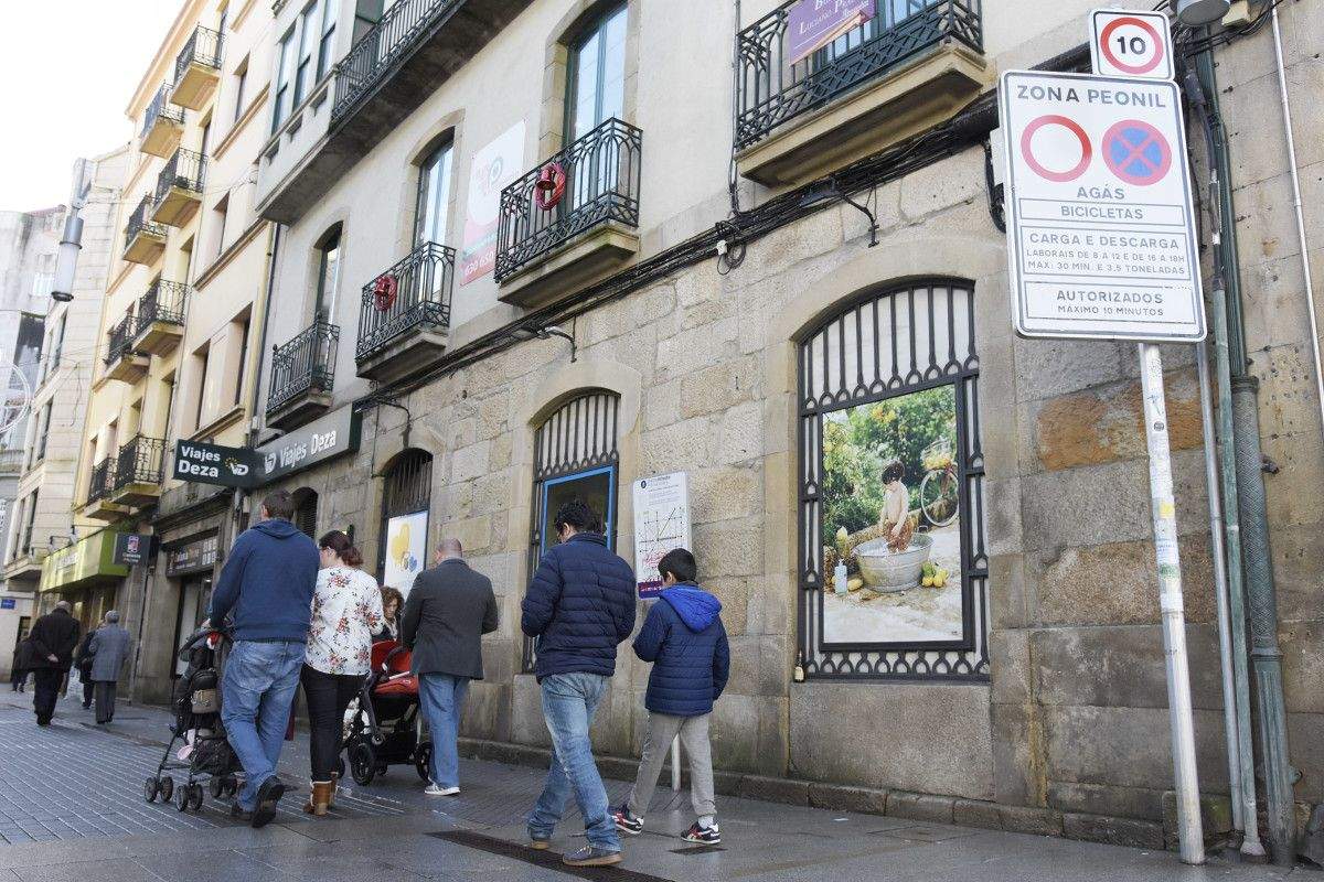 Señal de 'zona 10' en la calle Michelena