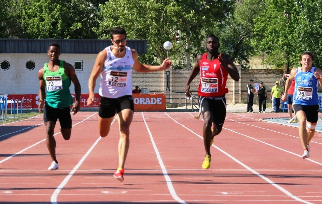 Alberto Salcedo, en la primera jornada de la División de Honor 2014