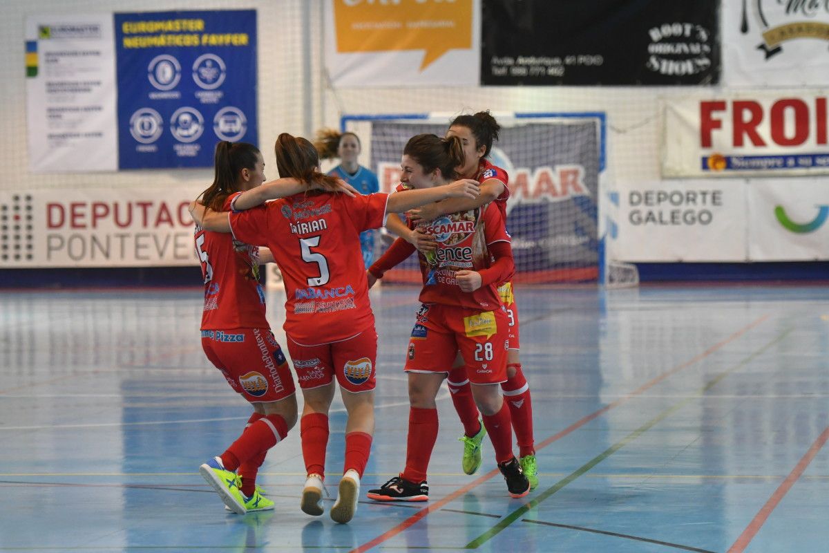 Partido de Copa de la Reina entre Poio Pescamar y Ourense Envialia