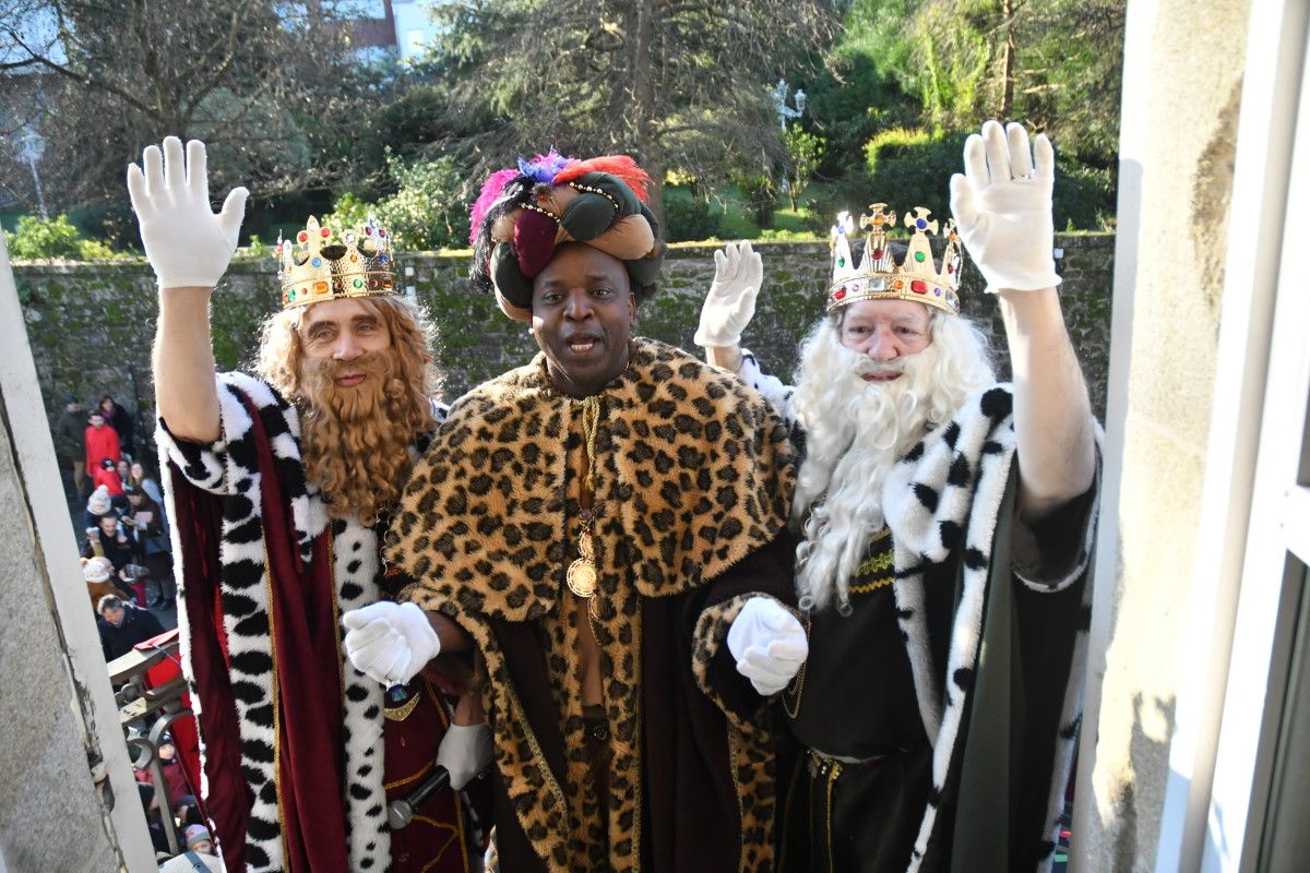 Recepción a los Reyes Magos en el Pazo de Mugartegui