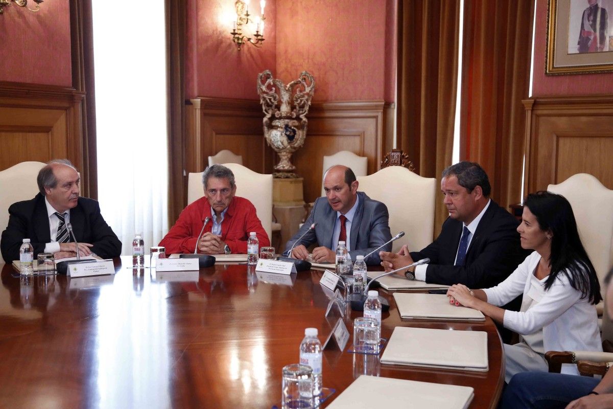 Presentación en la Deputación del partido amistoso entre Celta y Deportivo