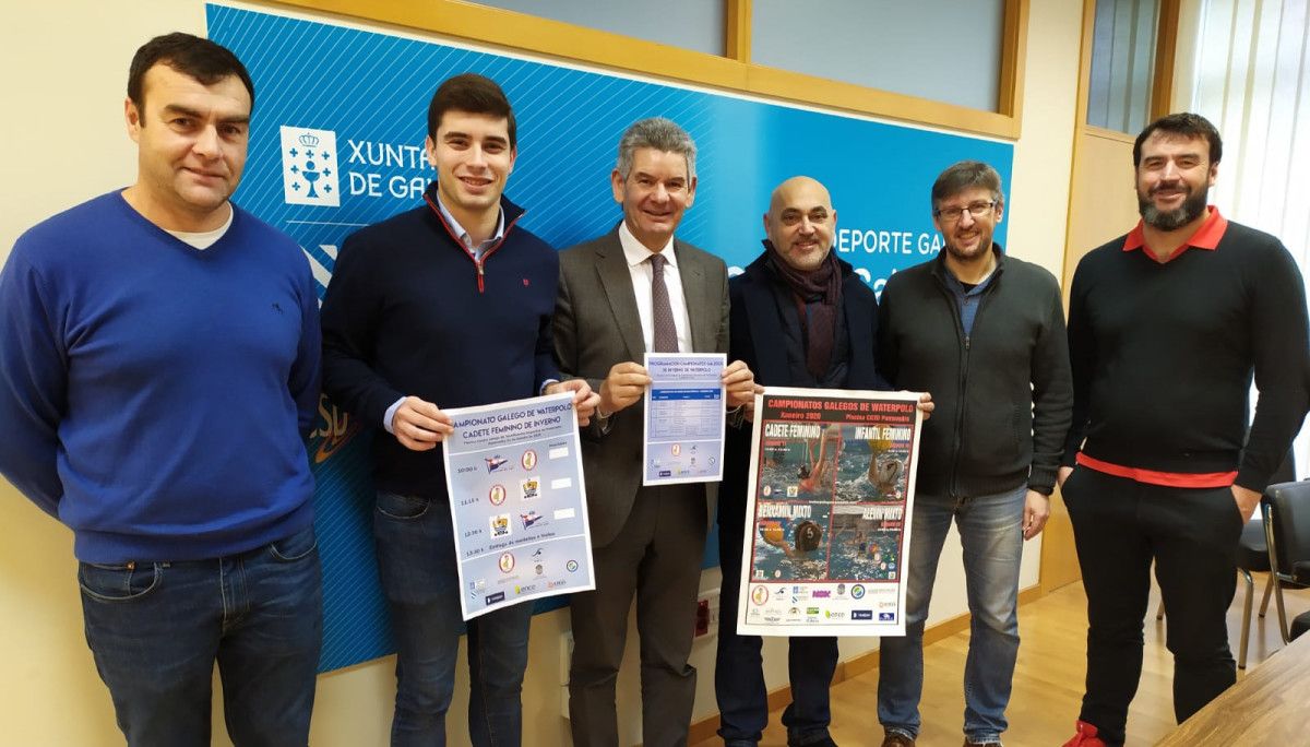 Presentación de los campeonatos autonómicos que organizará el Waterpolo Pontevedra en enero