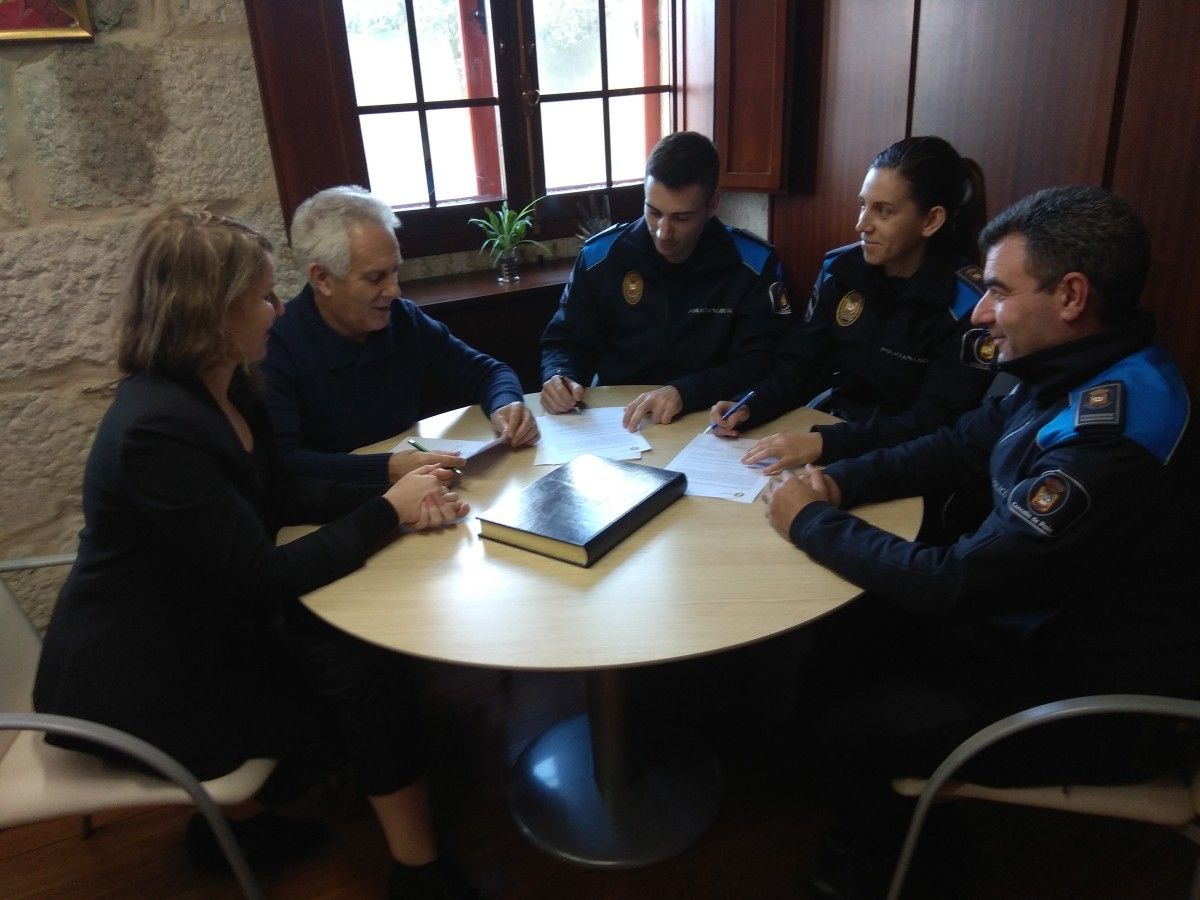 Recepción ás novas incorporacións da Policía Local