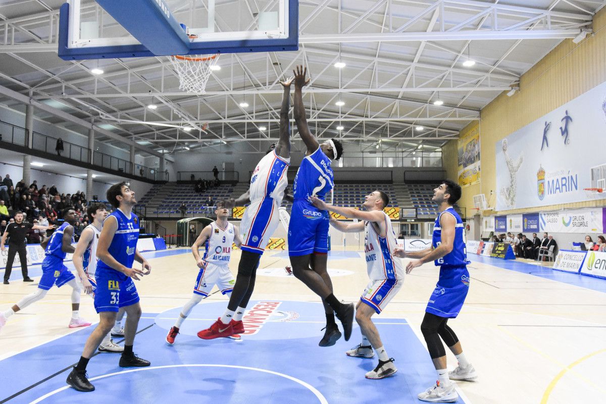 Partido da Liga LEB Ouro entre Peixe Galego e HLA Alicante