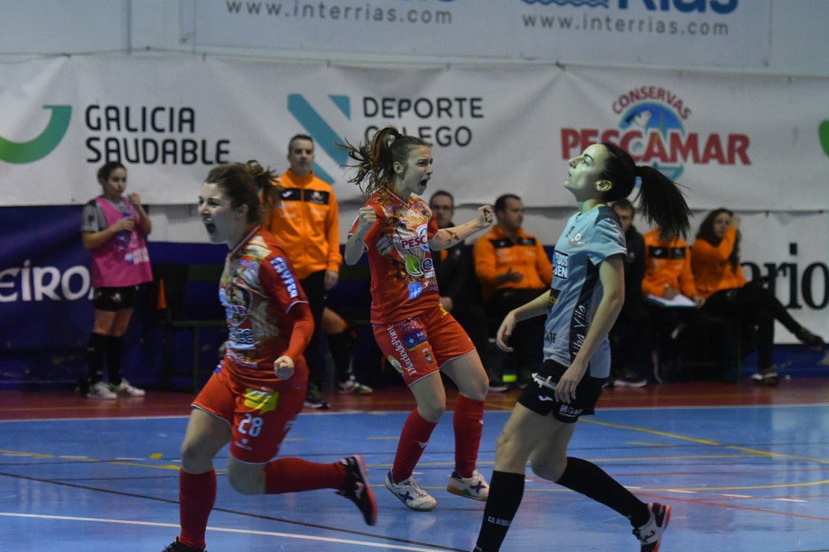 Partido entre Poio Pescamar y Burela en la Seca