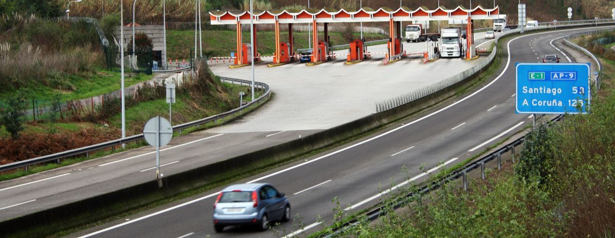 Cabinas de peaxe da autopista AP-9 