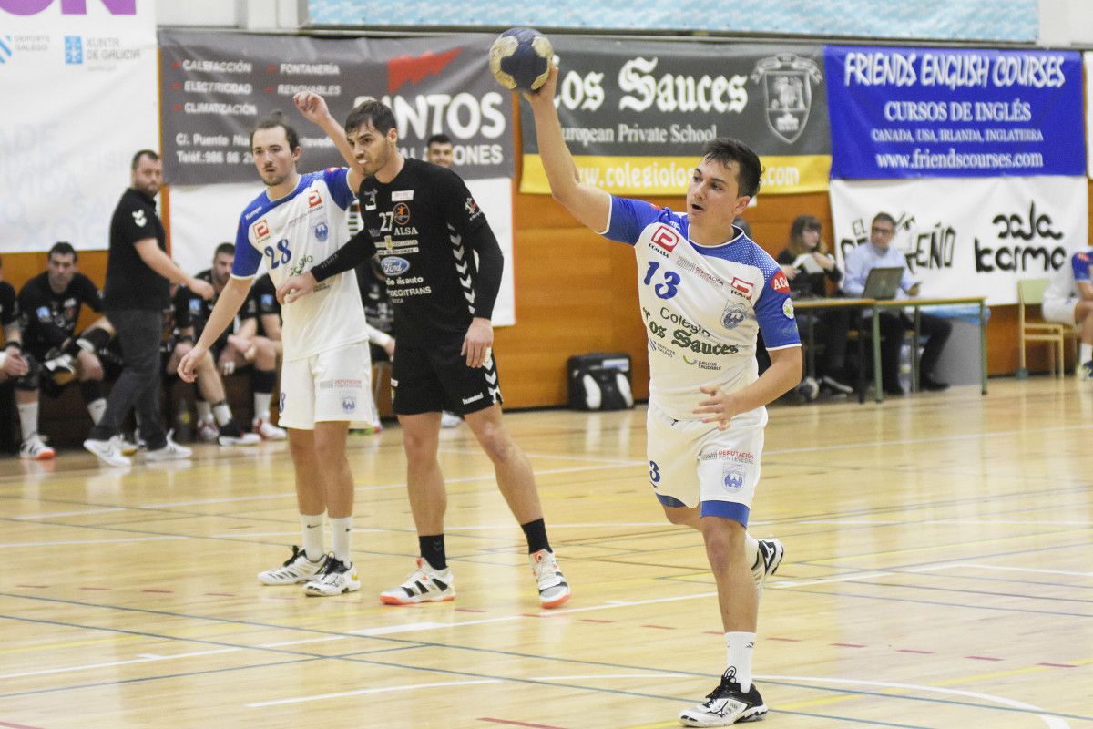Javi Vázquez, en el partido entre el Cisne y el Torrelavega en el CGTD